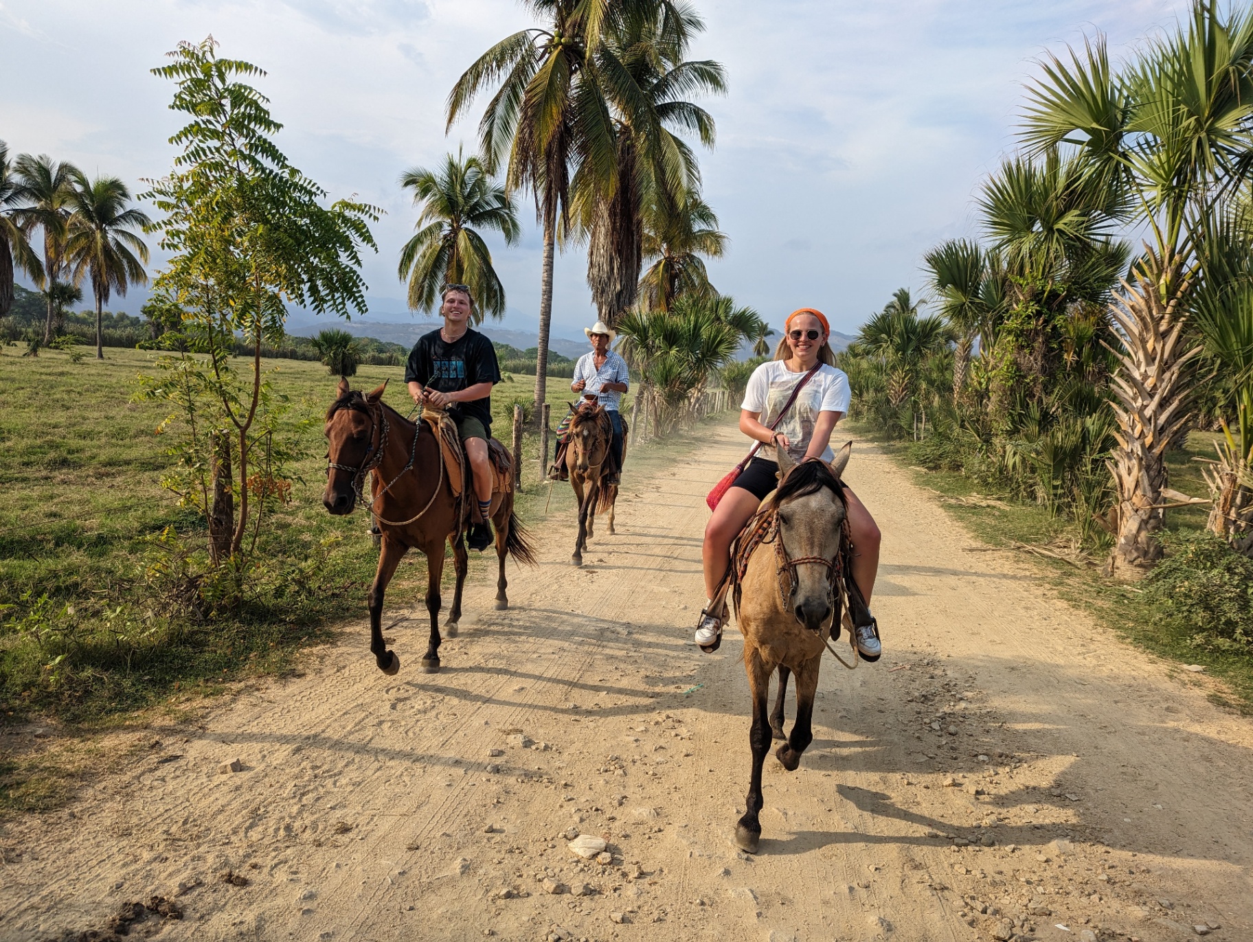 Diverse landscape of Puerto Escondido from a rider's perspective